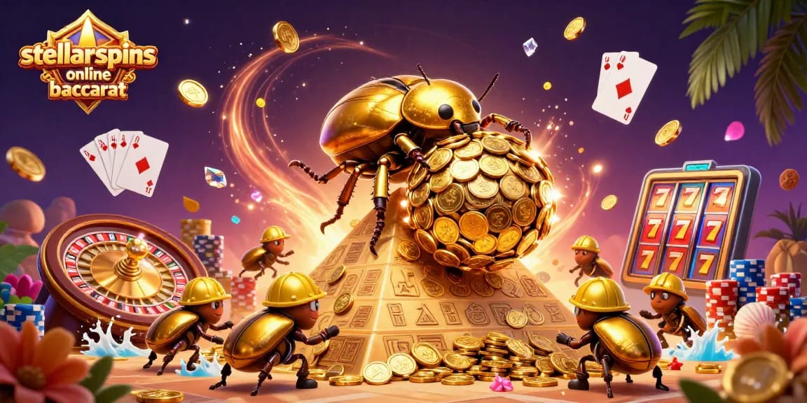 Play exciting stellarspins online baccarat with vibrant casino elements and rich visuals